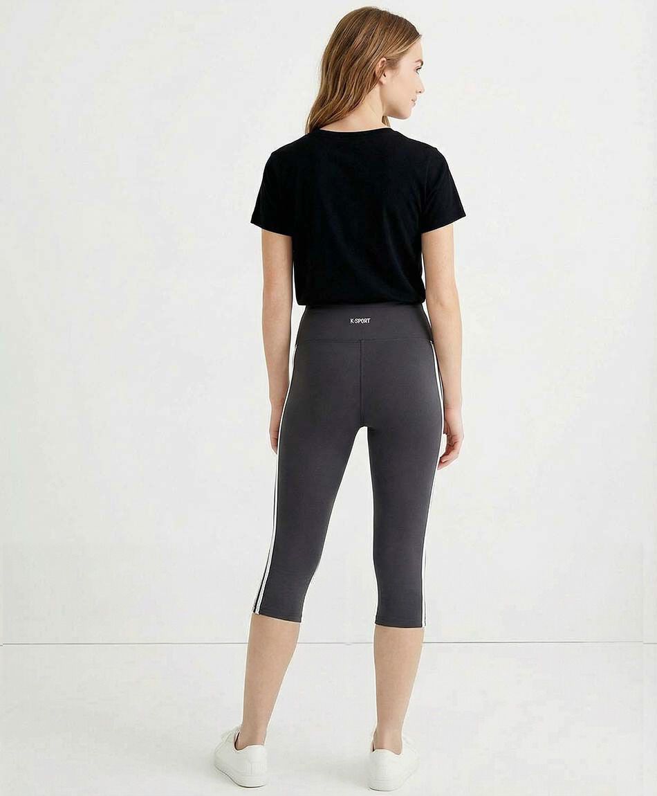 Calza deportiva mujer 3/4 negra