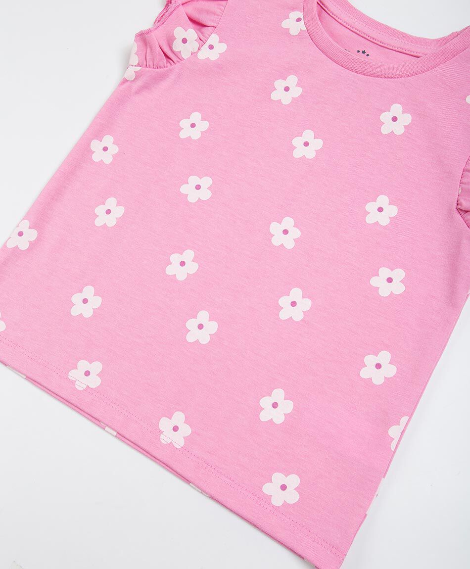 Remera beb&eacute; florcitas