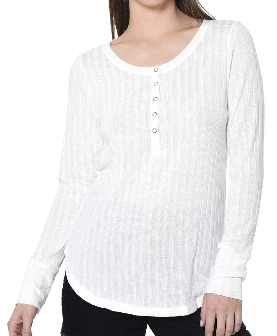 Polera canale botones