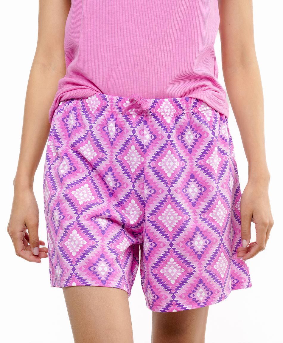 Pijama mujer short print