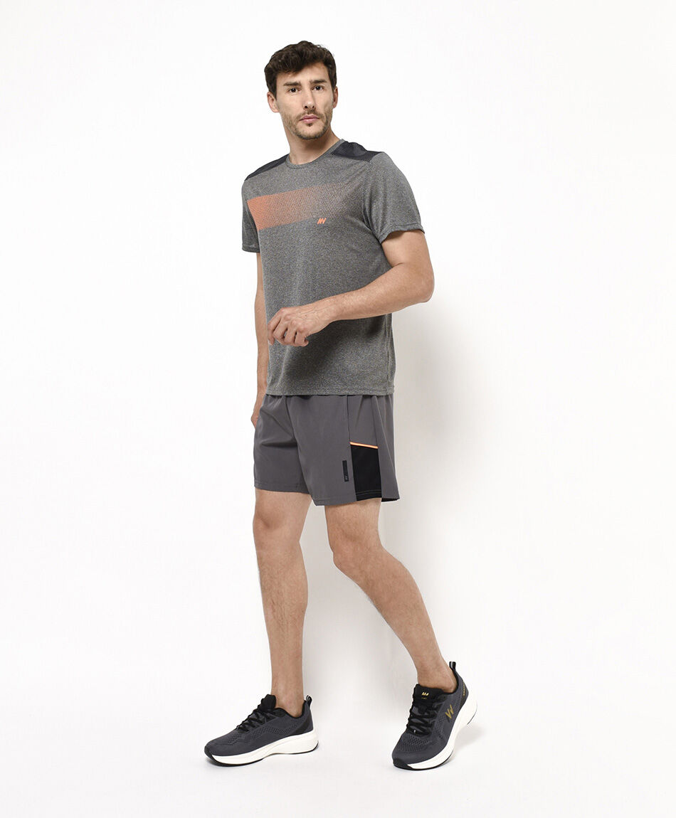 Remera deportiva hombre melange