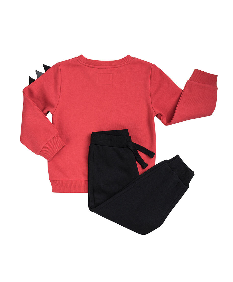 Set buzo beb&eacute; dinosaurio