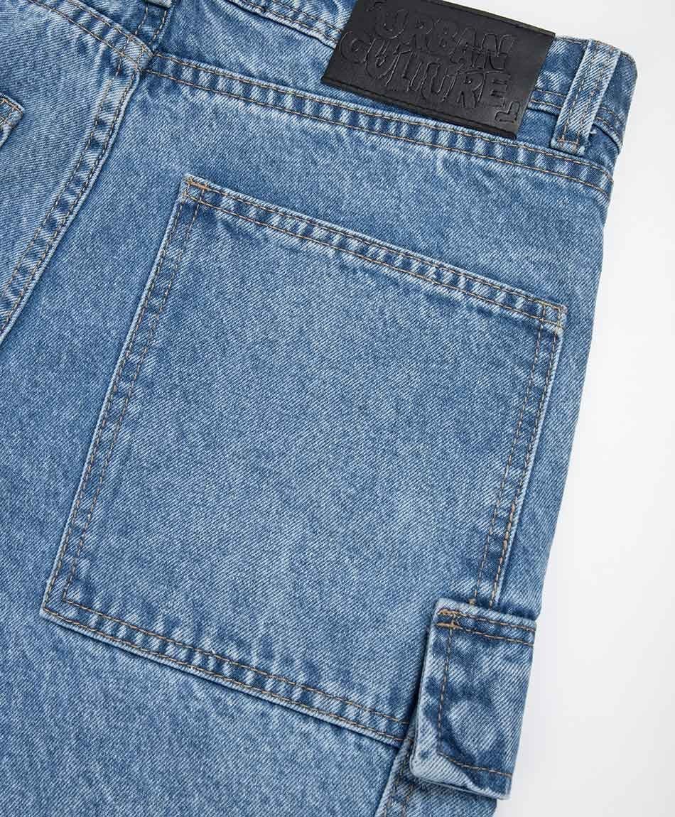 Jeans hombre cargo azul
