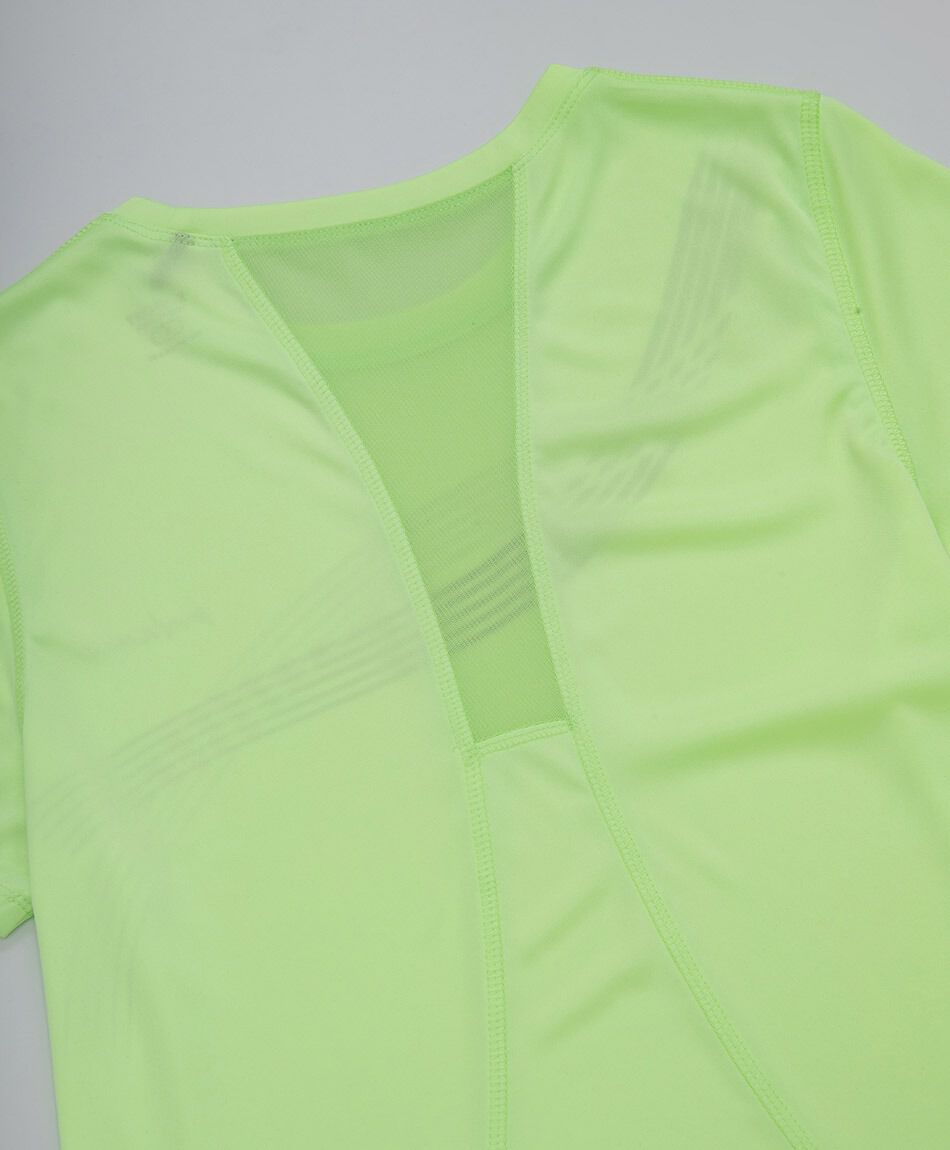 Remera deportiva mujer ondas verde