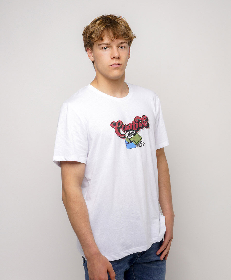 Remera hombre estampada creative