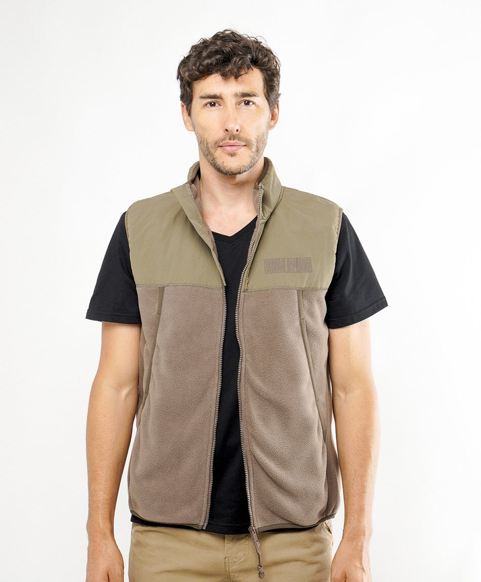 Buzo hombre sin mangas maxi bolsillo