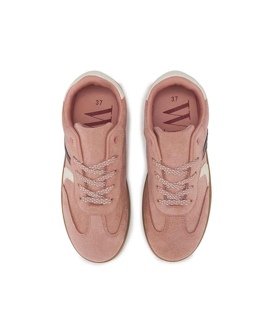 Zapatilla mujer vintage pink
