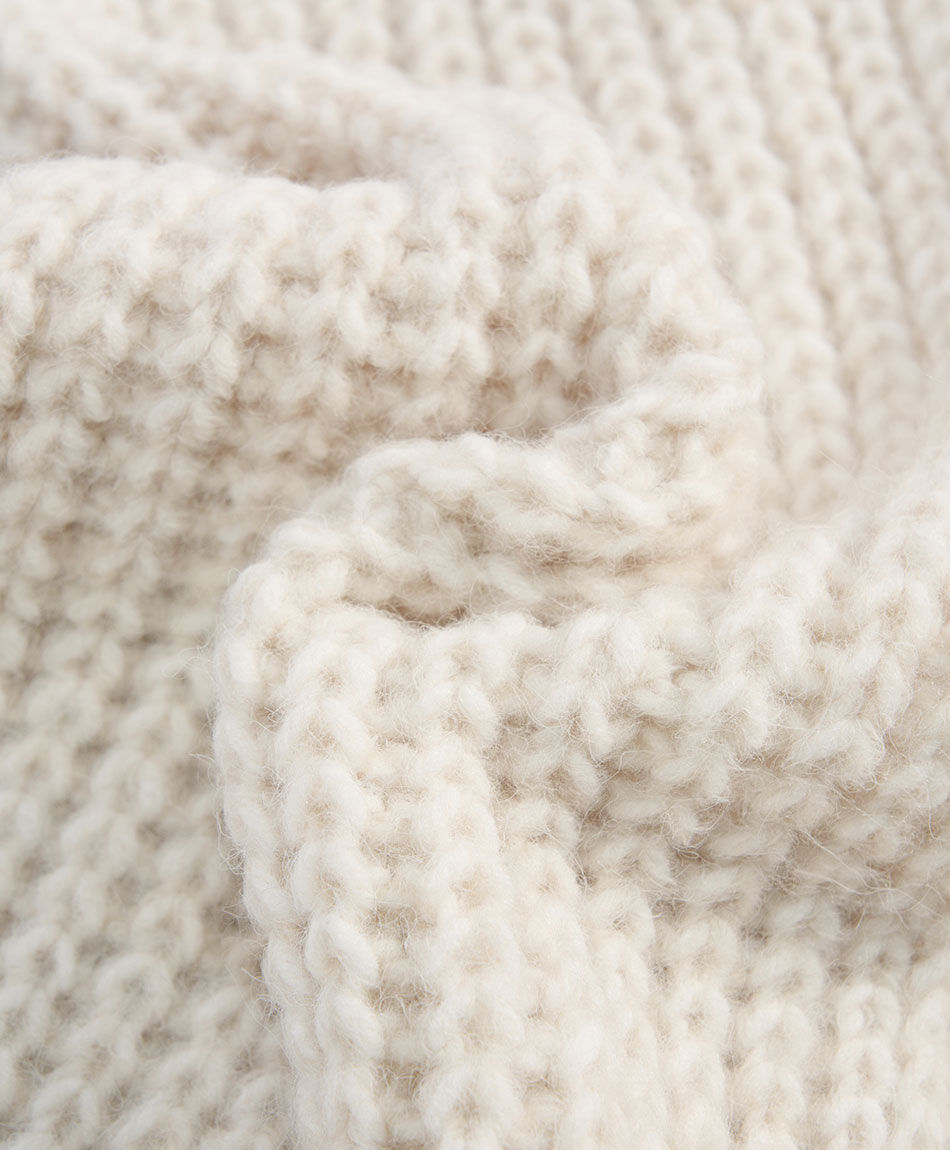 Cuello mujer tejido cl&aacute;sico white