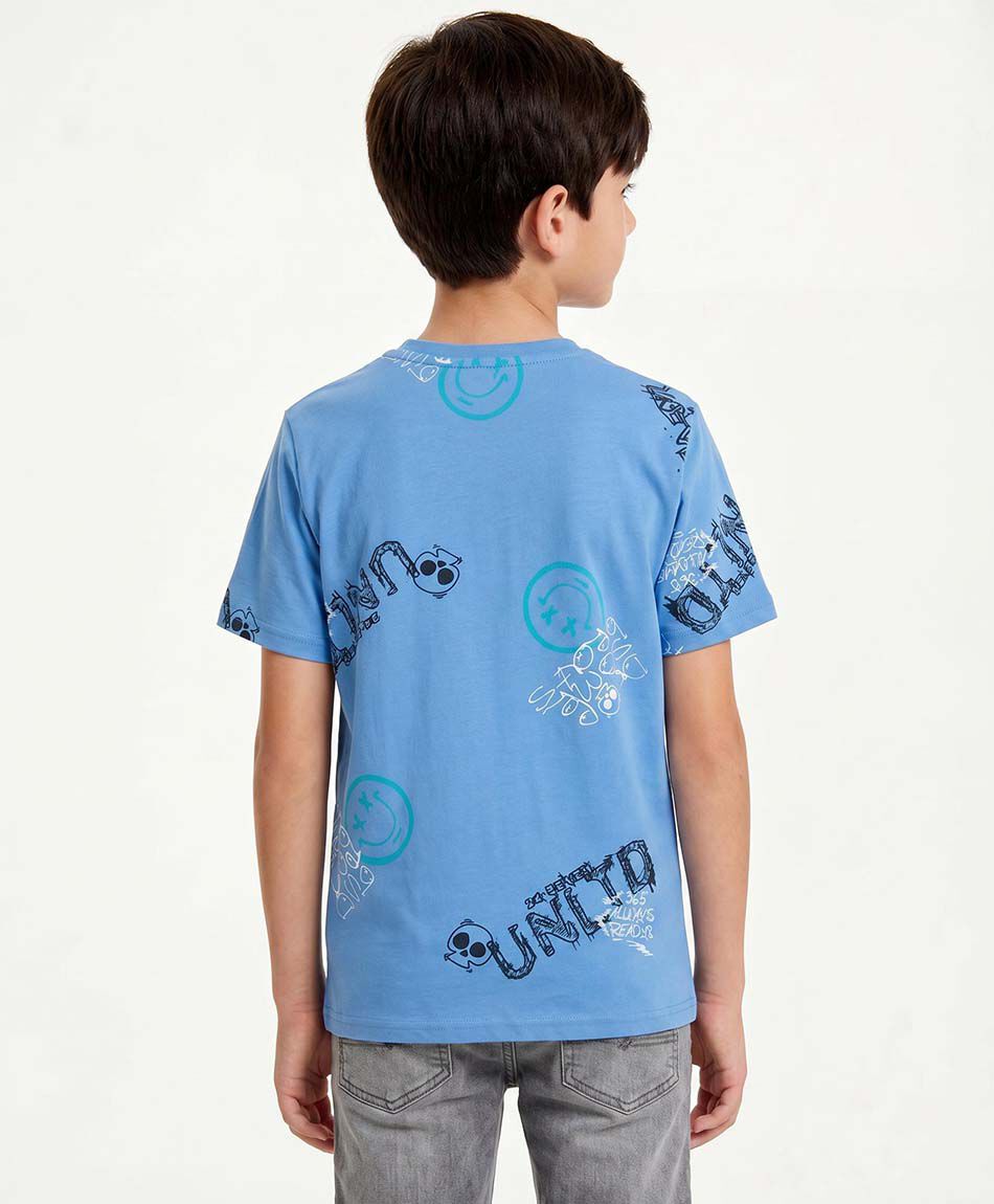 Remera ni&ntilde;o frases grafitti