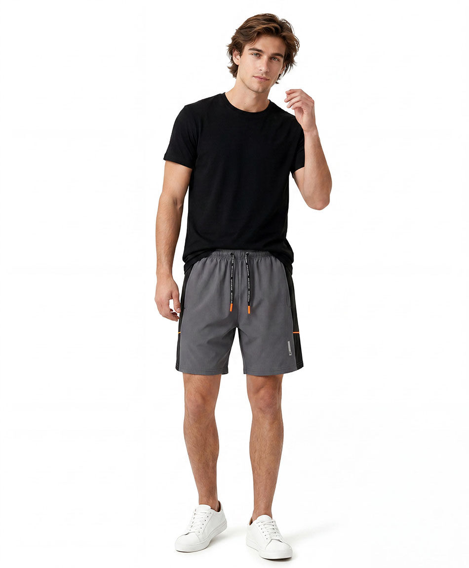 Short deportivo hombre l&iacute;neas negras