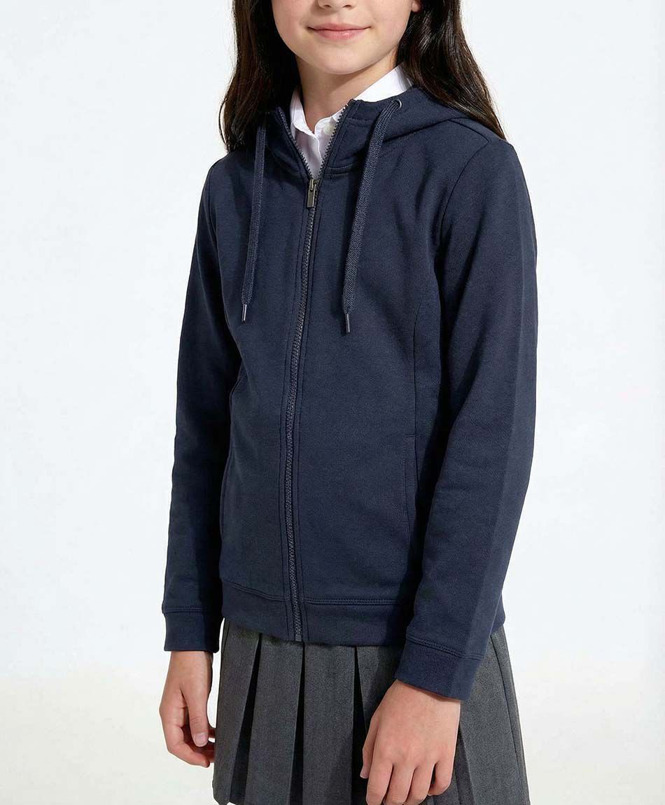 Buzo escolar gorro con dise&ntilde;o