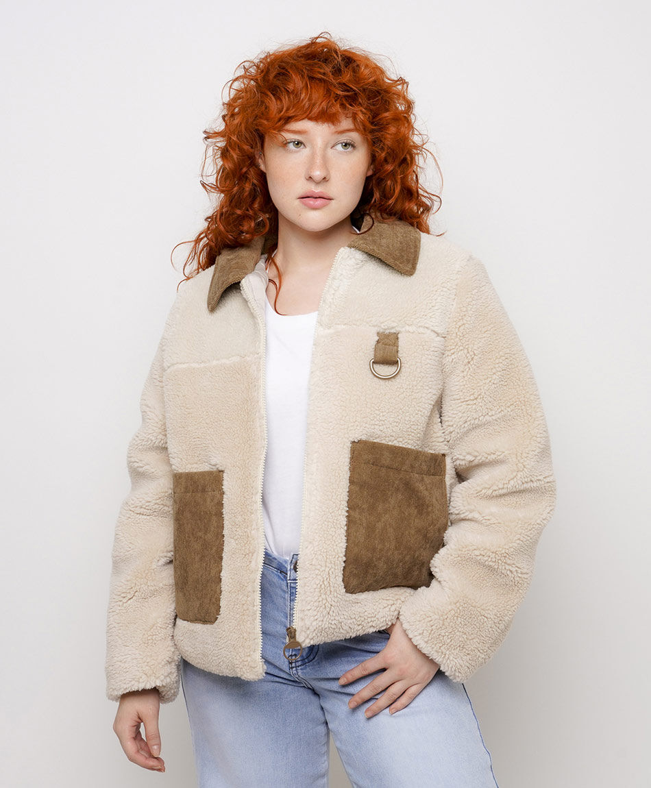 Campera mujer chiporro corderoy