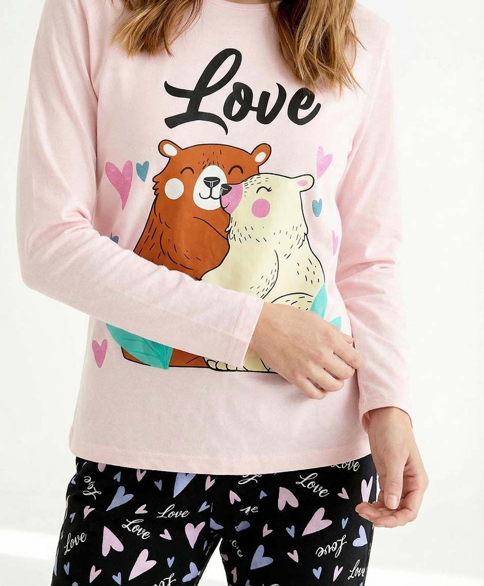 Pijama mujer bear love