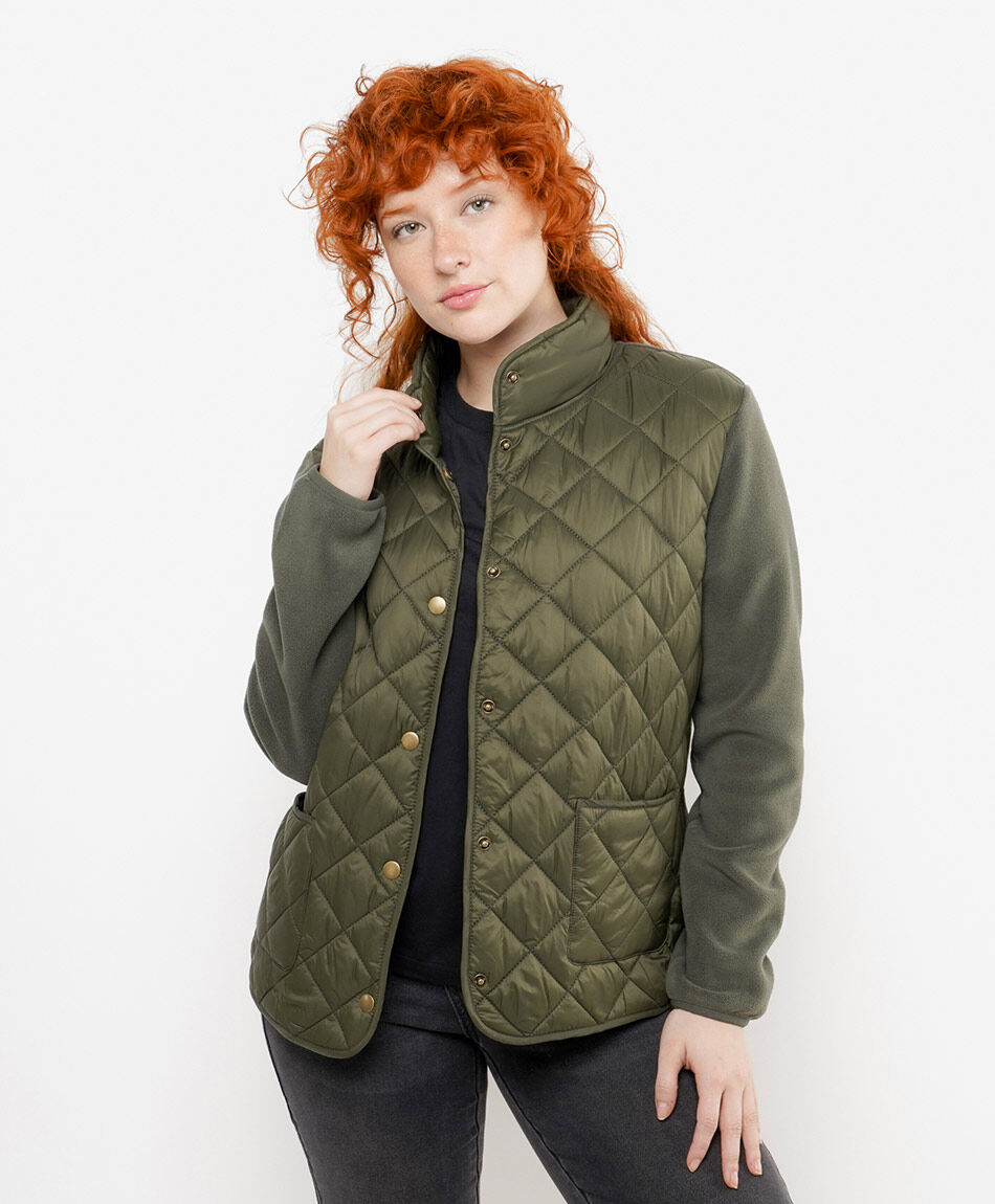 Campera mujer mixta quilt