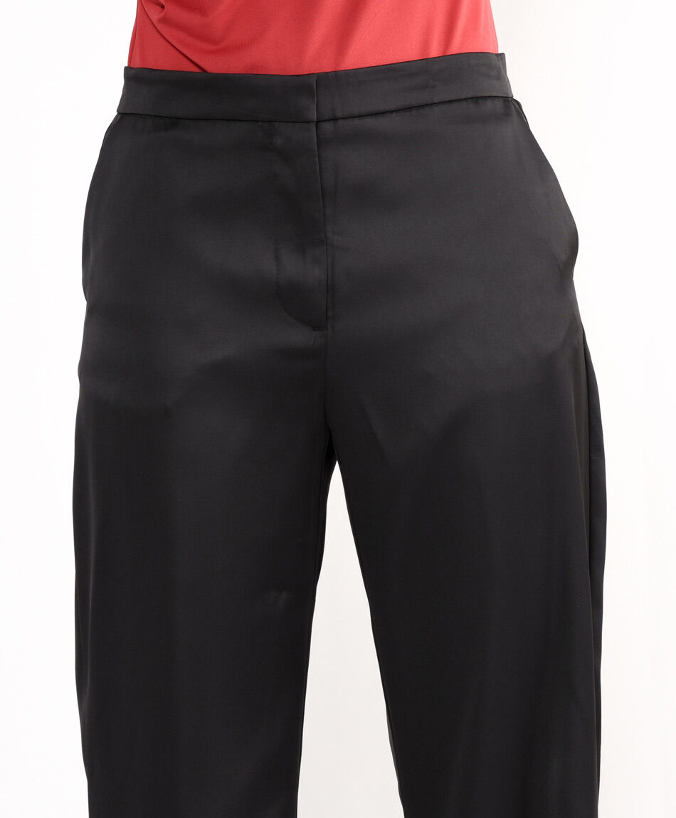 Pantal&oacute;n mujer tela sat&eacute;n