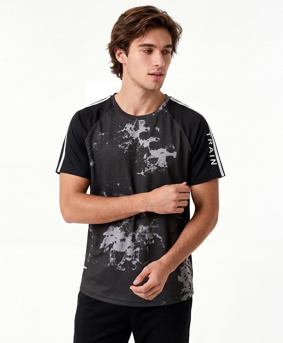 Remera deportiva hombre train mix