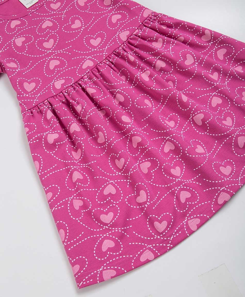 Vestido beb&eacute; corazones