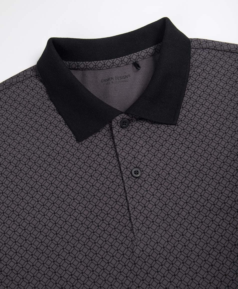 Remera hombre polo rombos