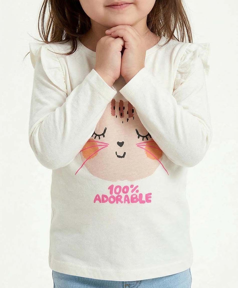 Remera beb&eacute; gatito