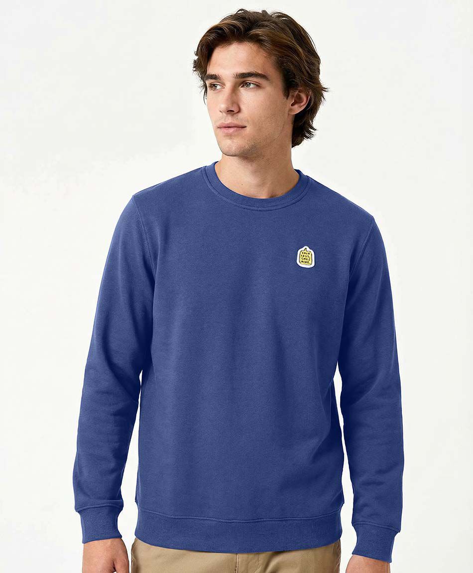 Buzo hombre parche frase