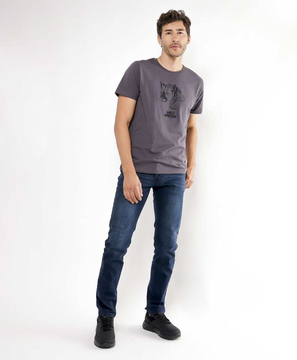 Jeans hombre azul super skinny fit