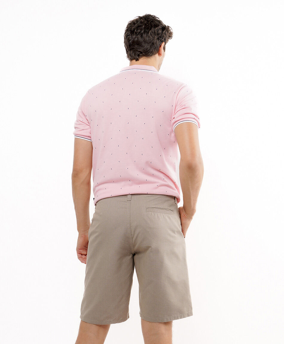 Short hombre estilo casual liso