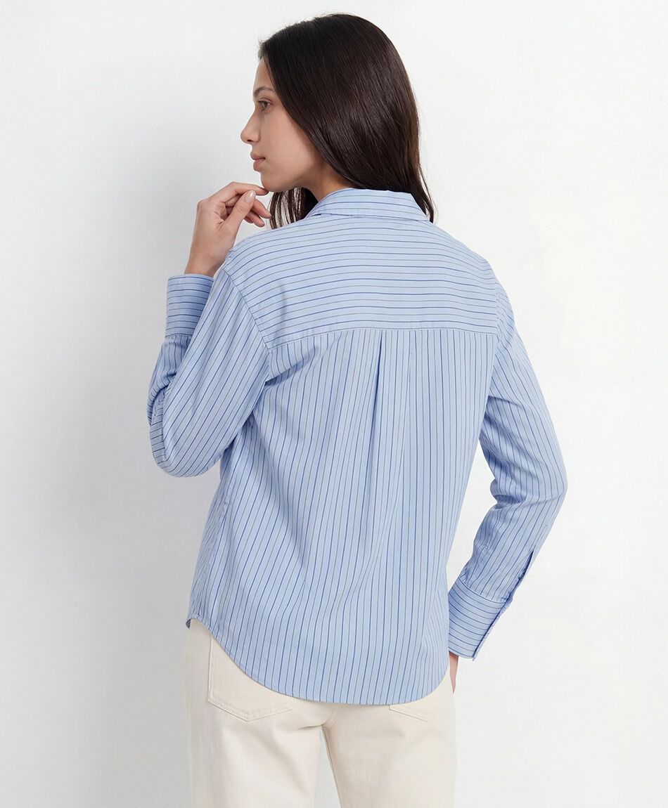 Camisa mujer rayas bicolor