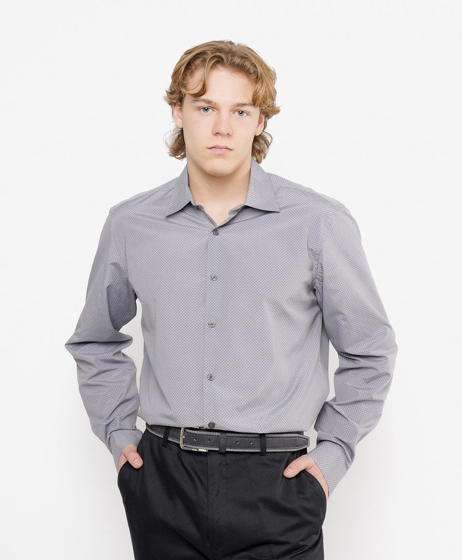 Camisa hombre gris