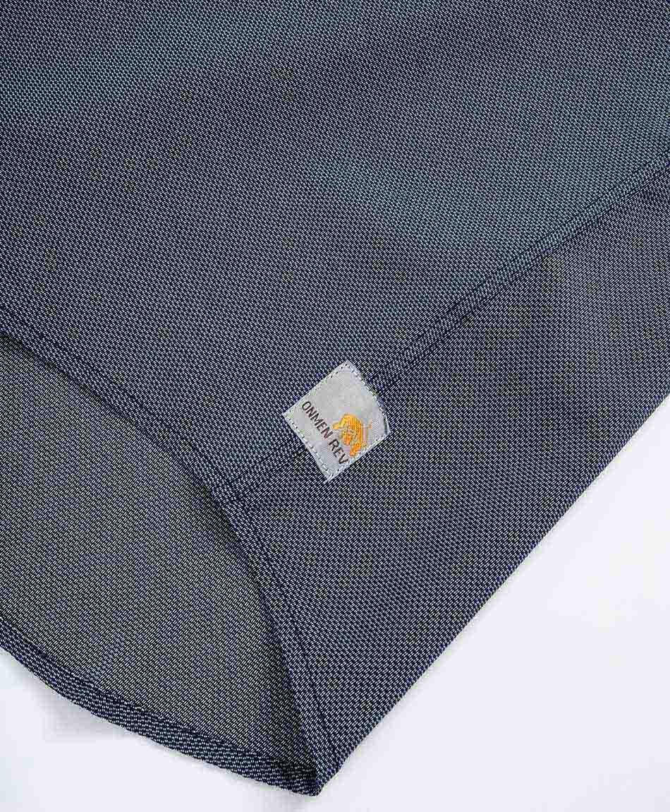 Camisa hombre manga larga textura blue