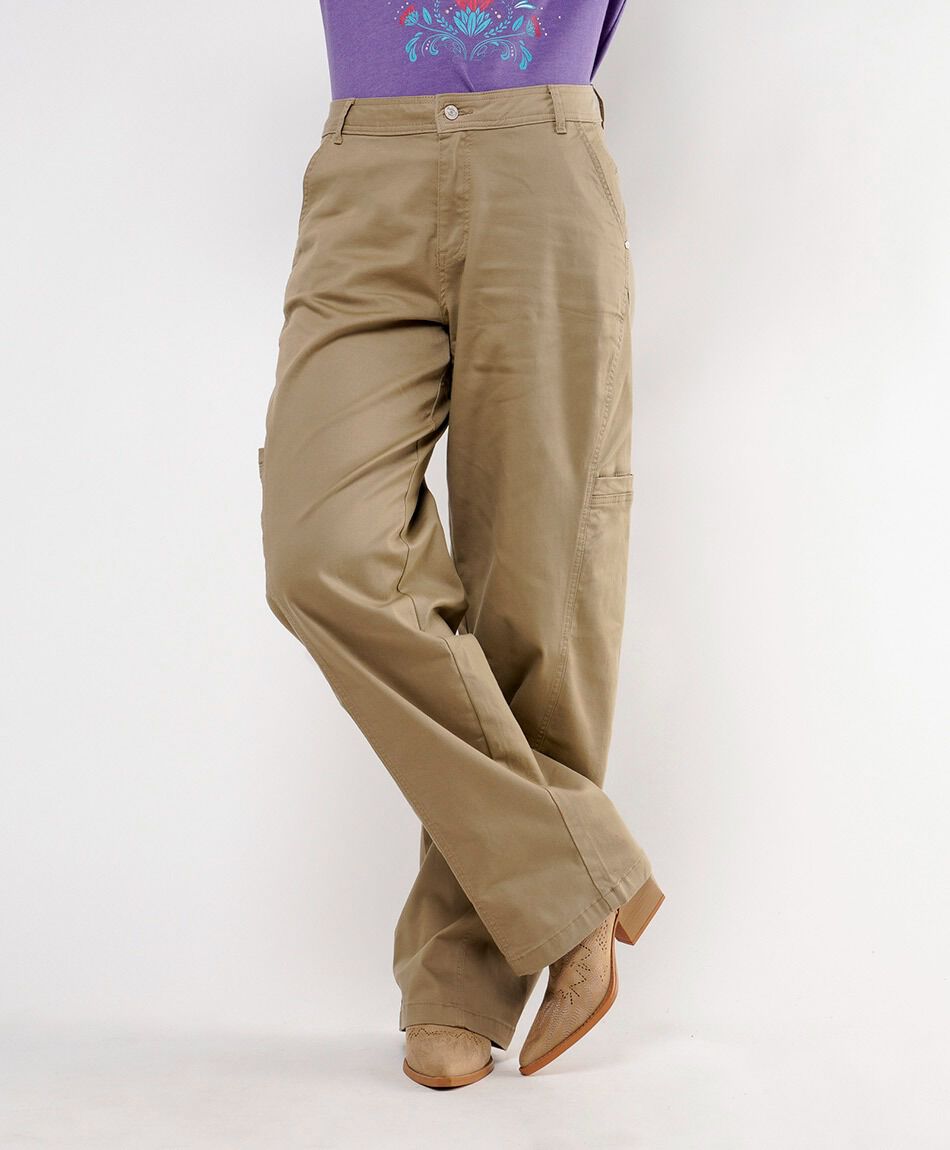 Pantal&oacute;n mujer cortes wide