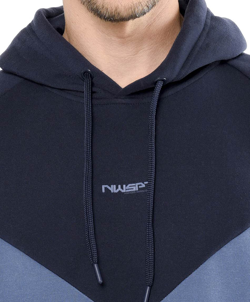 Buzo deportivo hombre l&iacute;nea azul