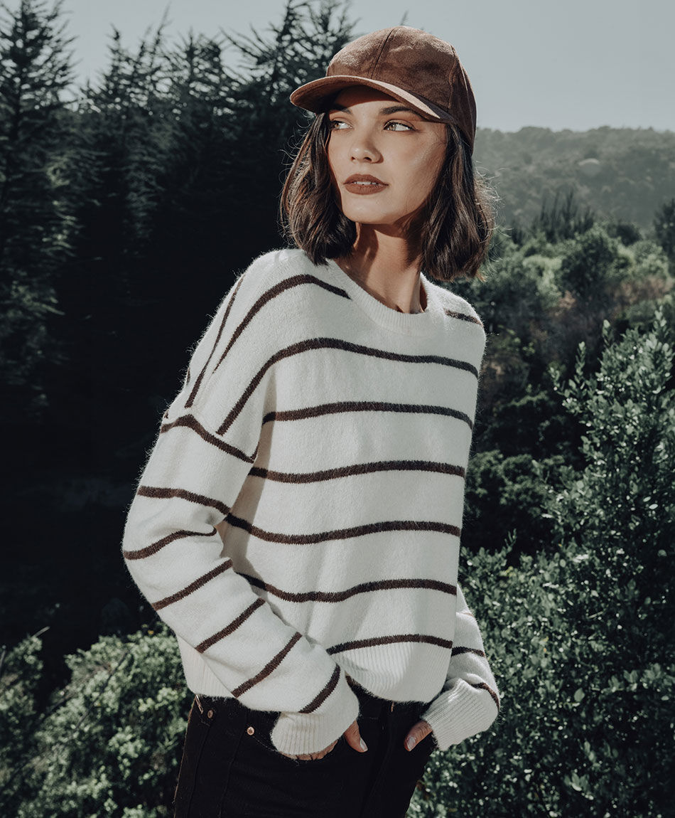 Sweater mujer lineas horizontales