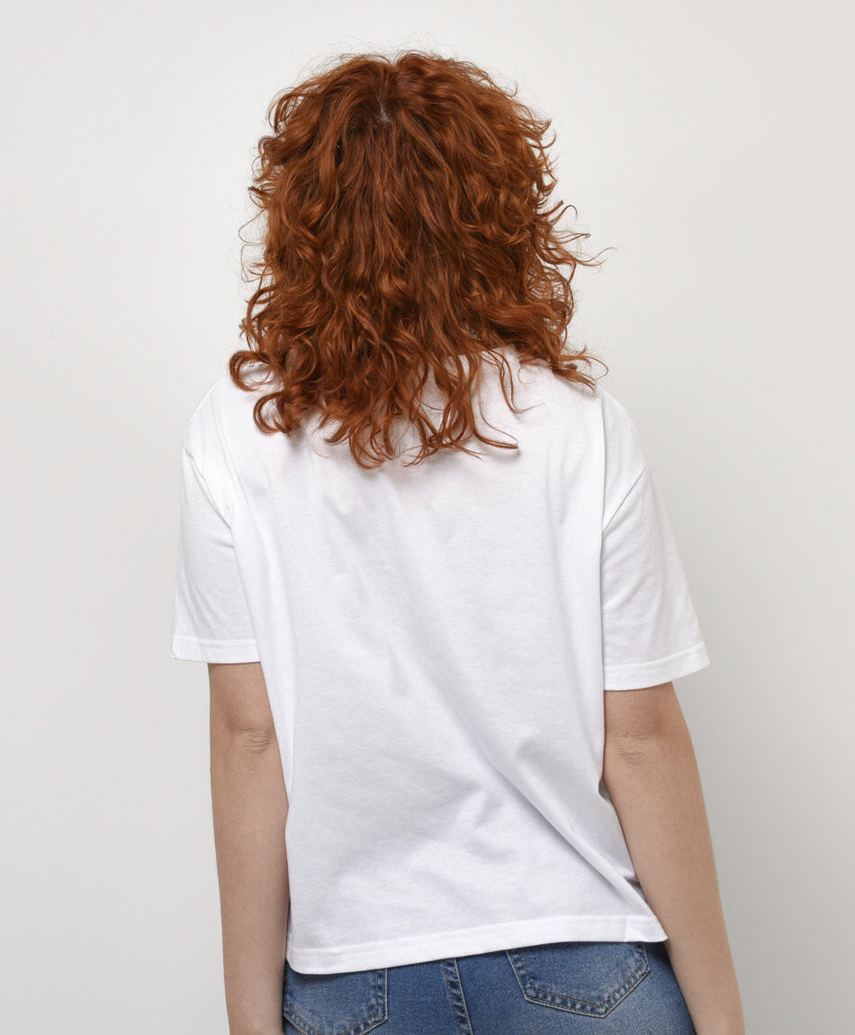 Remera mujer estampada oso teddy