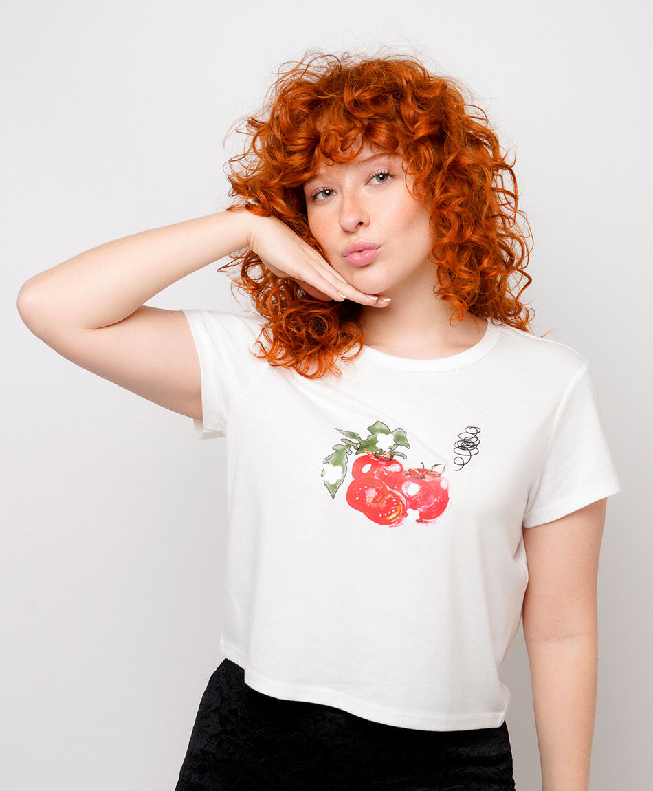 Remera mujer tomates