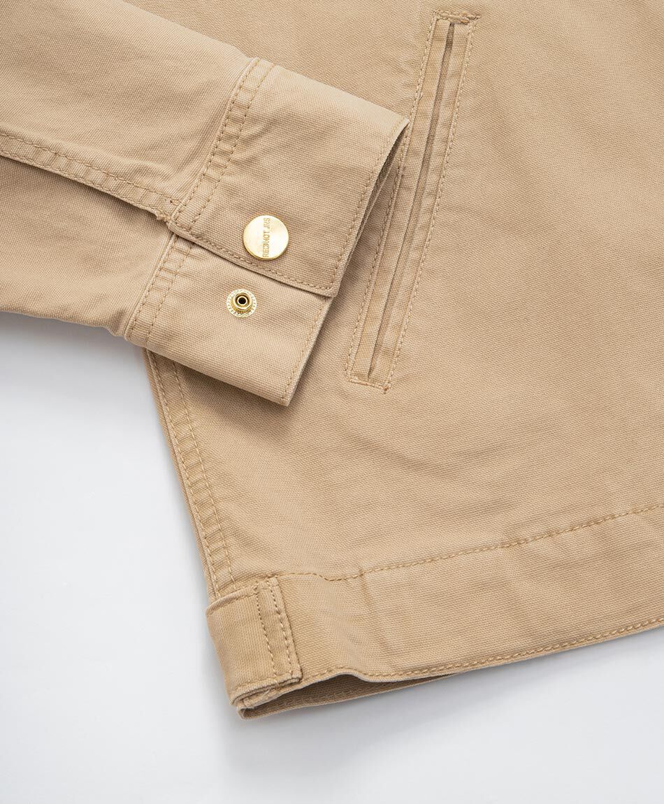 Campera hombre canvas light brown