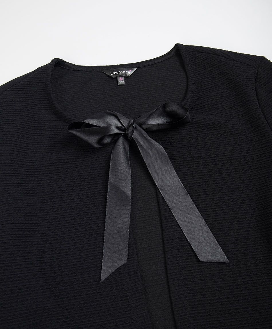 Campera mujer lazo crop