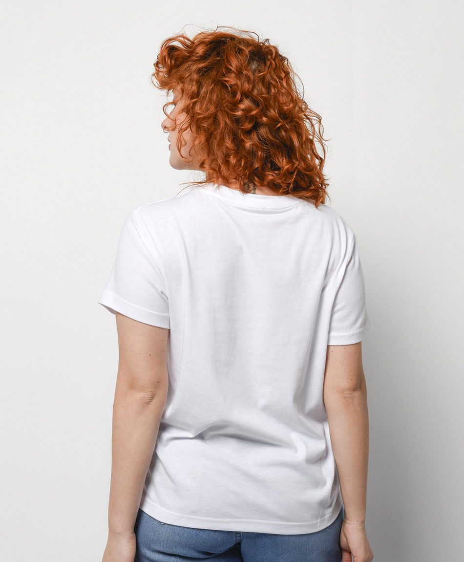 Remera mujer caracola perla