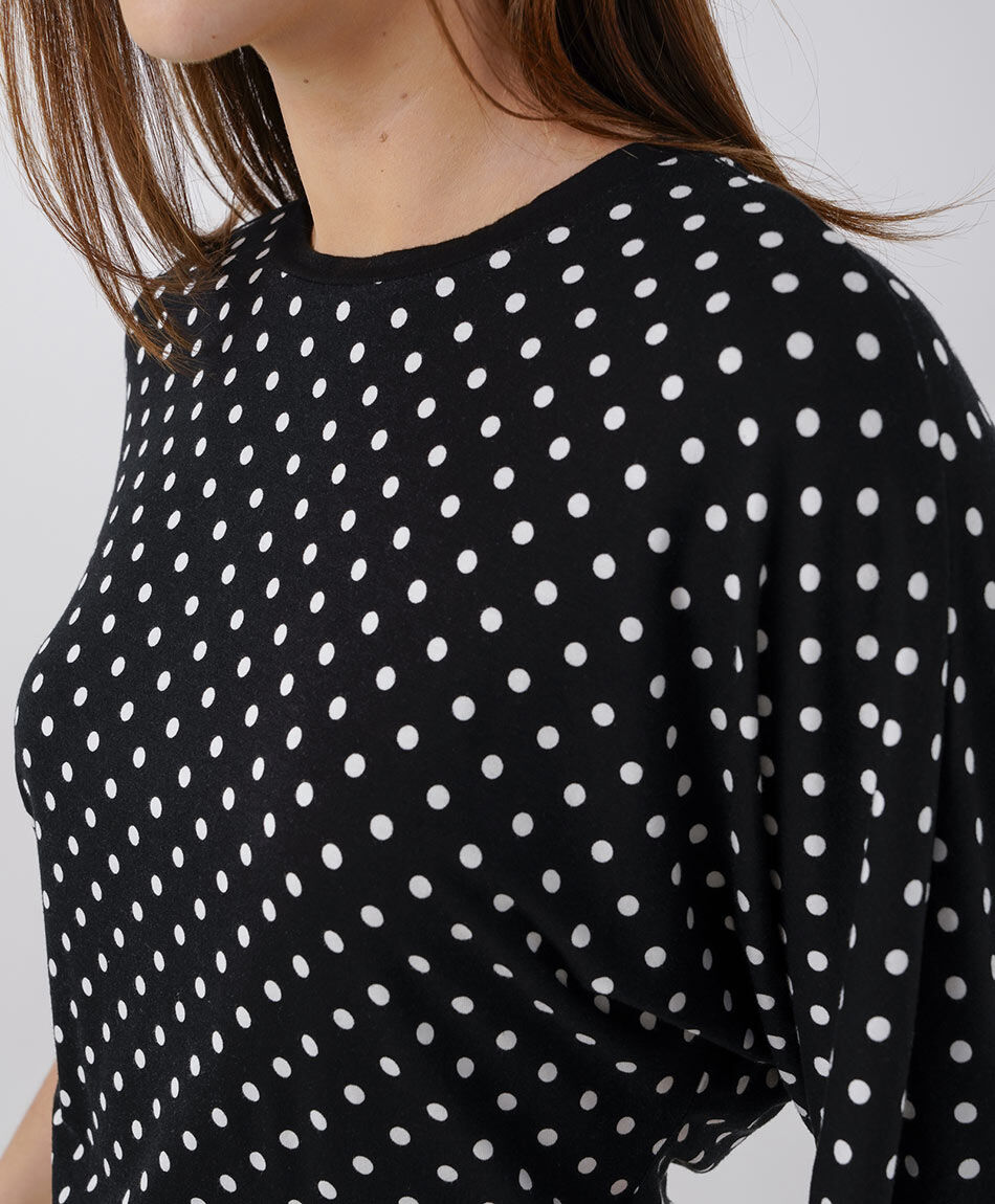 Remera mujer lunares