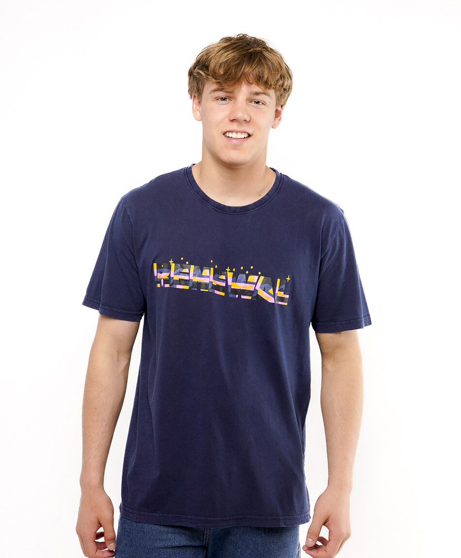 Remera hombre estampado gr&aacute;fico geom&eacute;trico