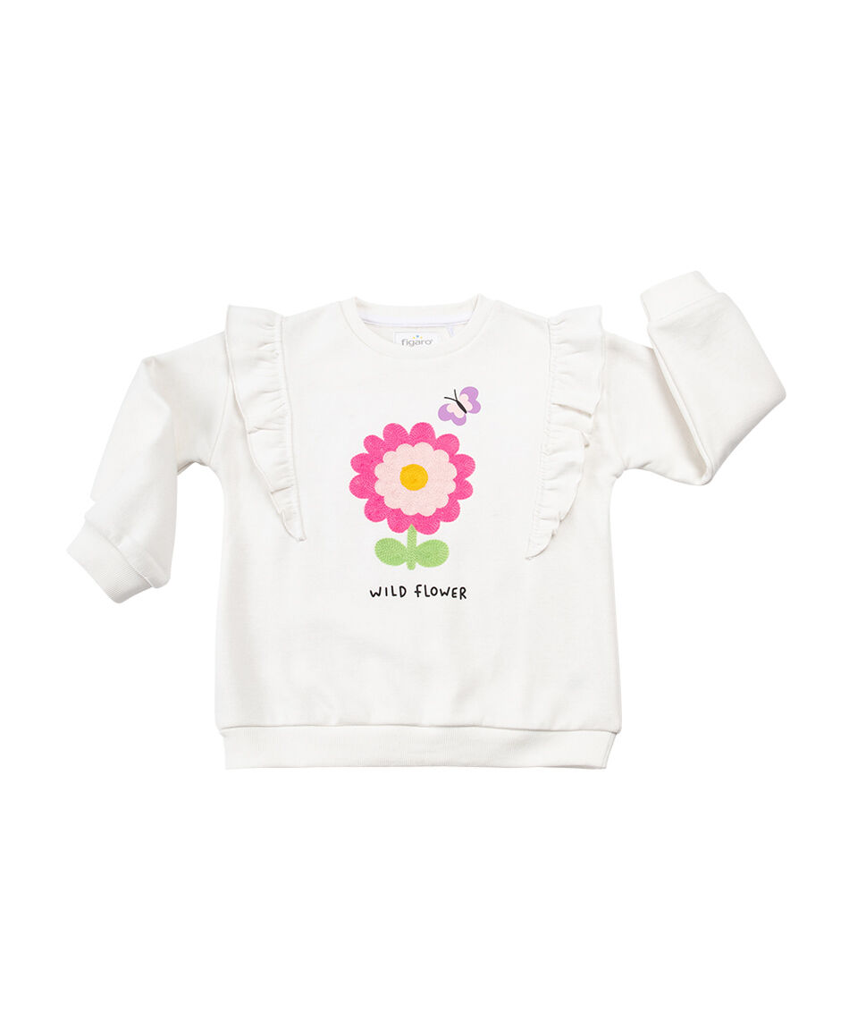 Buzo beb&eacute; flor vuelos