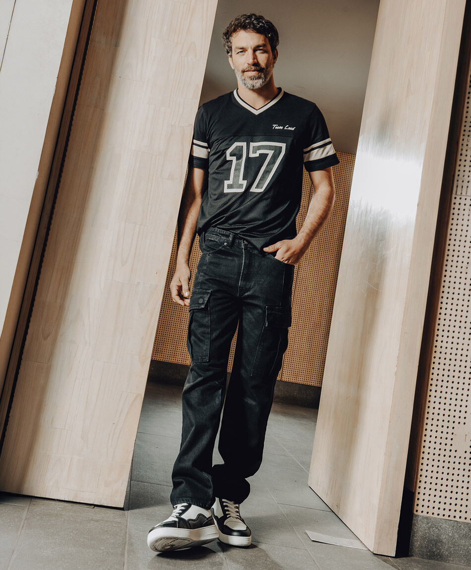 Jeans hombre cargo black