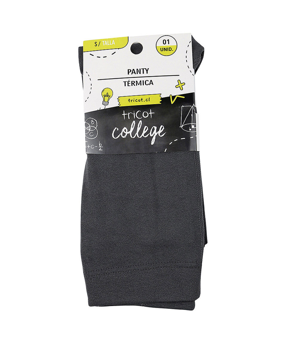 Panty escolar t&eacute;rmica gris