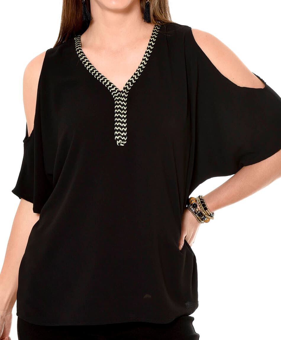 Blusa cordon dorado