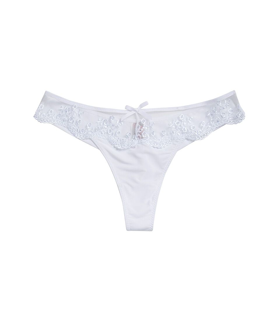 Bikini mujer encaje flor