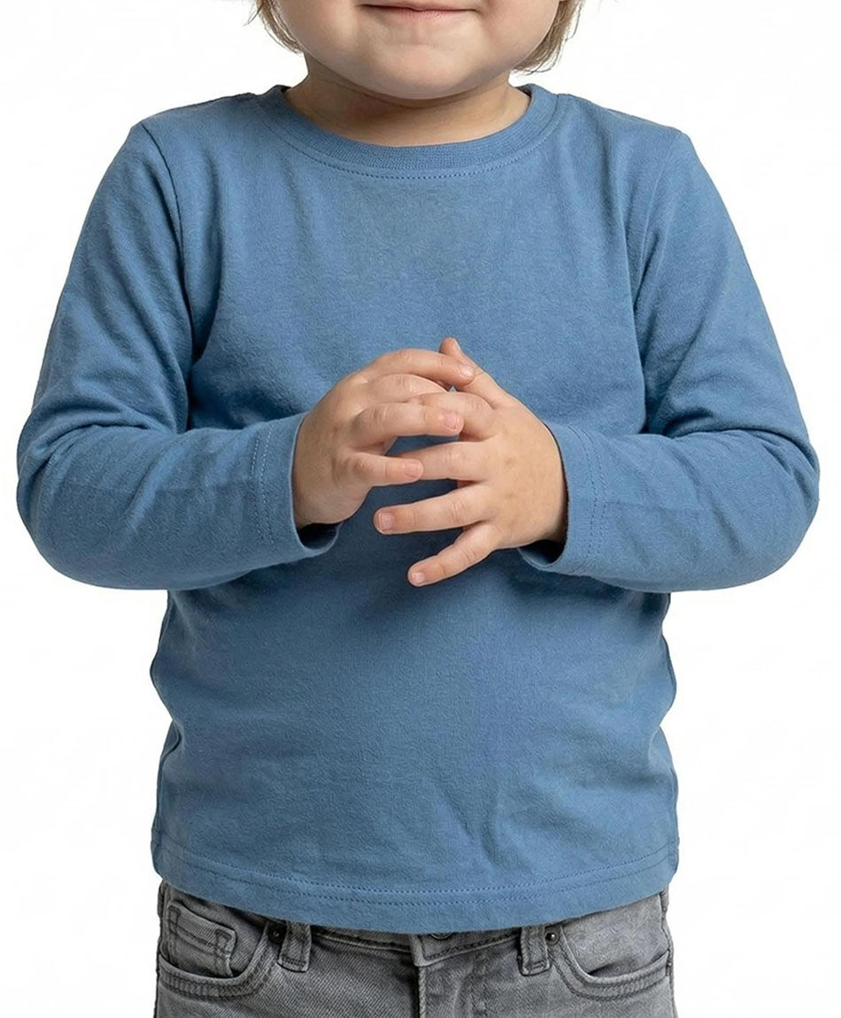 Remera beb&eacute; b&aacute;sica manga larga