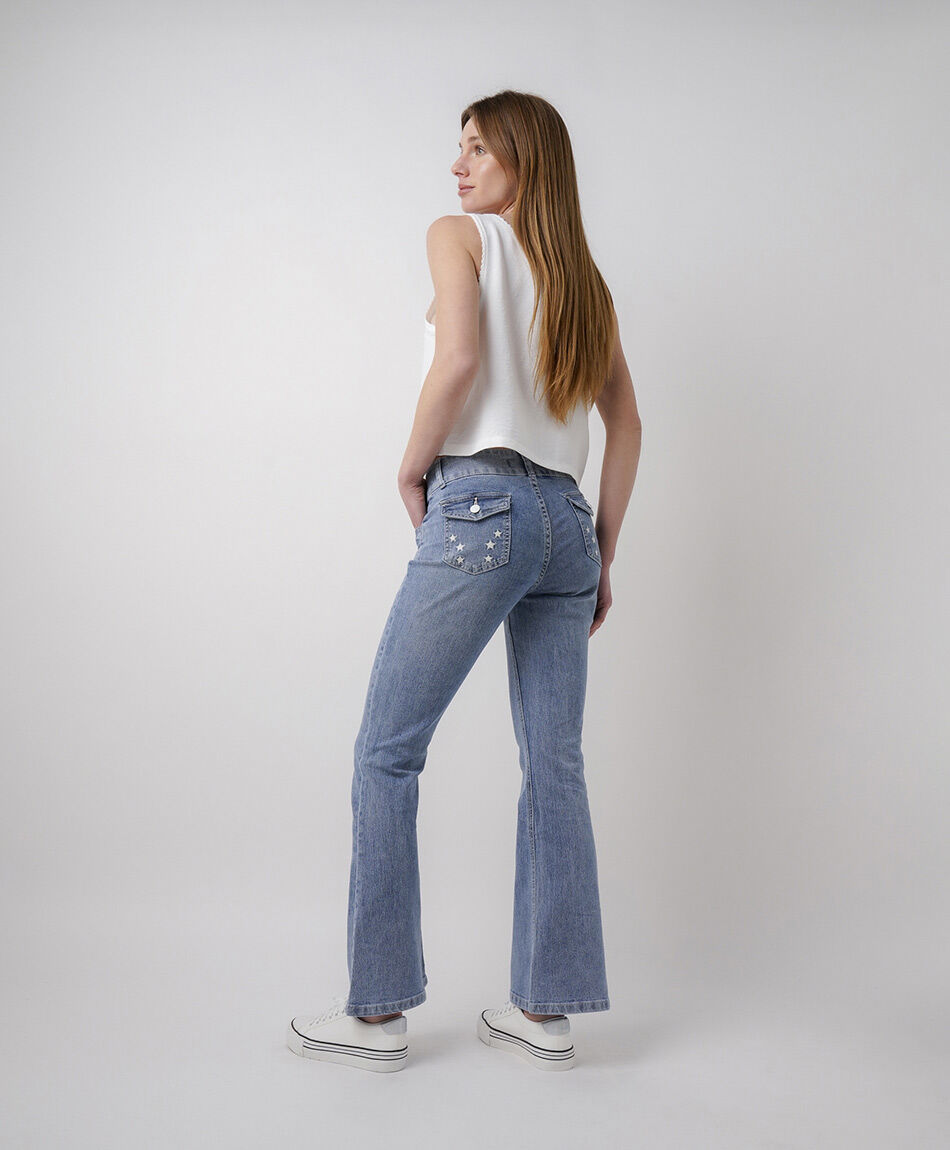 Jeans mujer flare