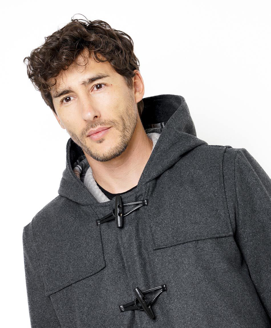 Chaqueta hombre montgomery gris