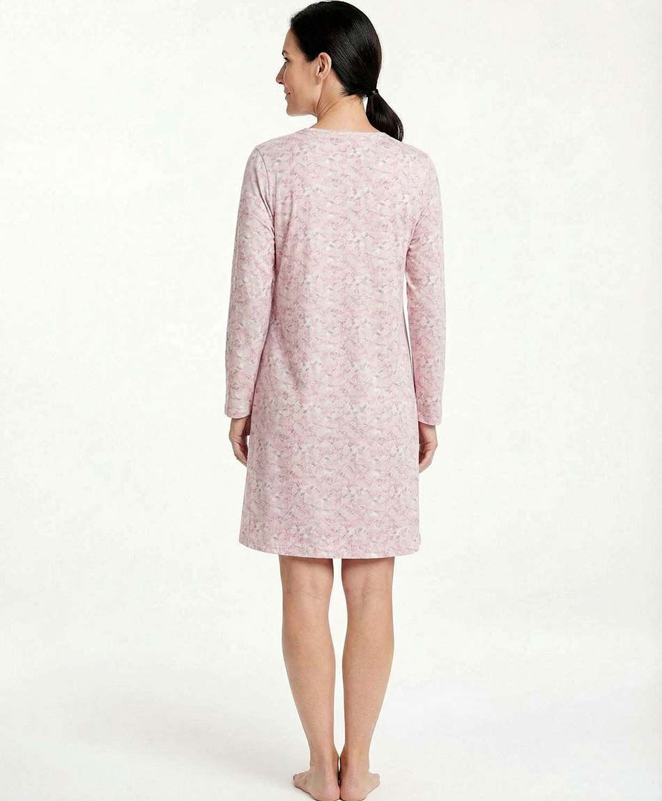 Camisa de dormir mujer floreada pink