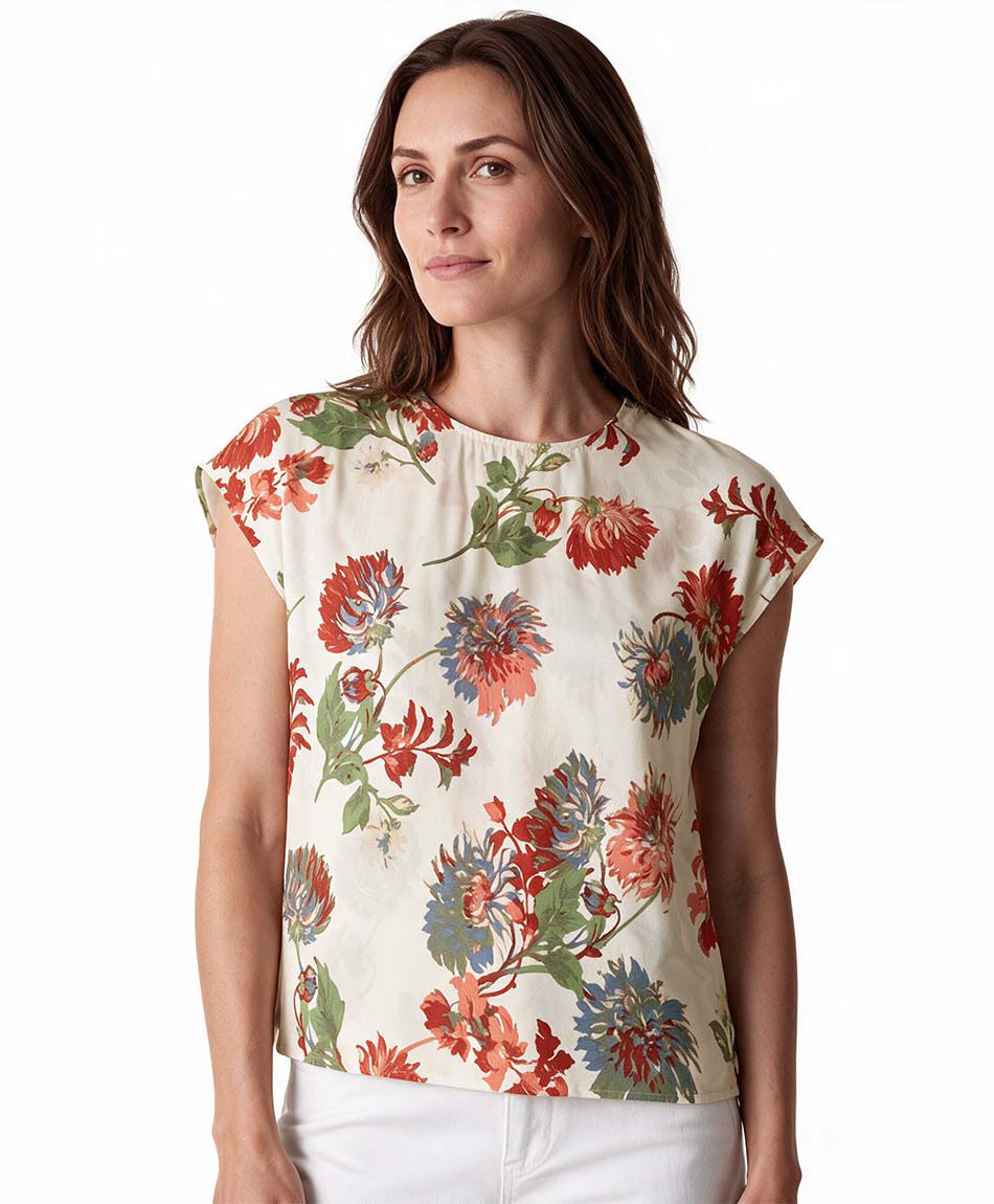 Camisa mujer florcitas