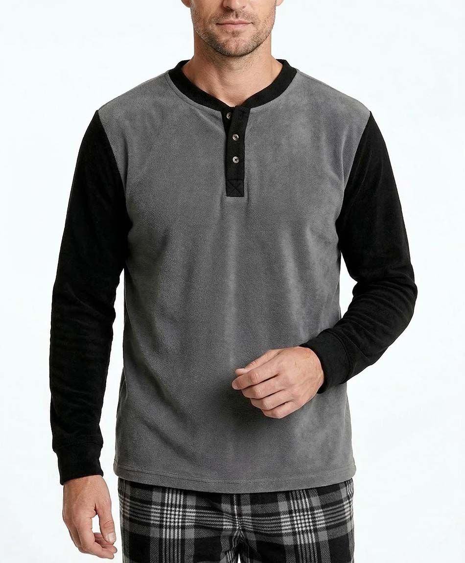 Pijama hombre polar cuadros